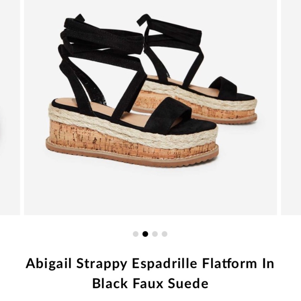 Espadrille platform sandals